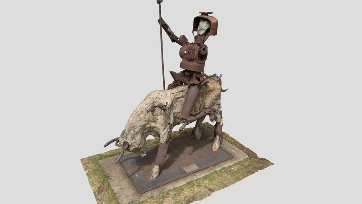Funnycow MBC statue - seoul, south korea 3D Model