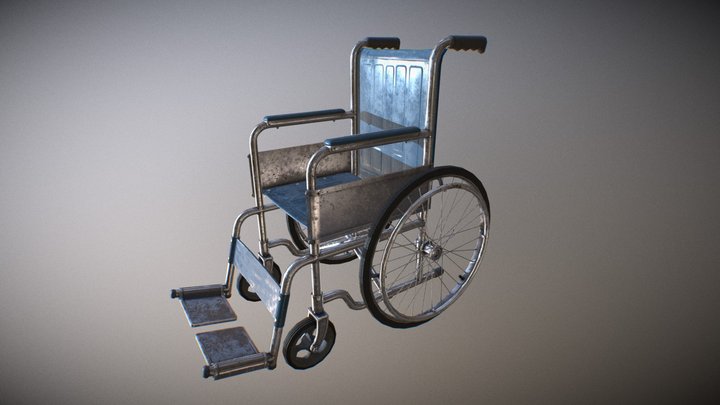 Wheelchair A 3D Model