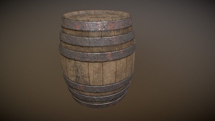 Barrel 3D Model