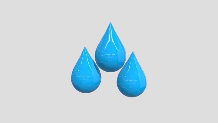 Water Drop 3D Model
