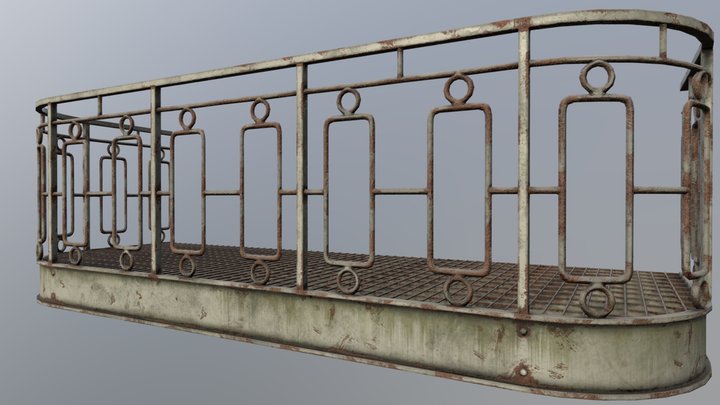 fire_escape 3D Model