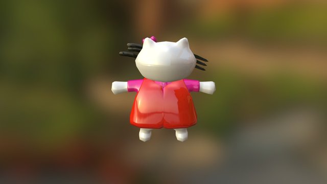 Hello Kitty2 3D Model