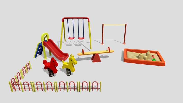 playground Set 3D Model