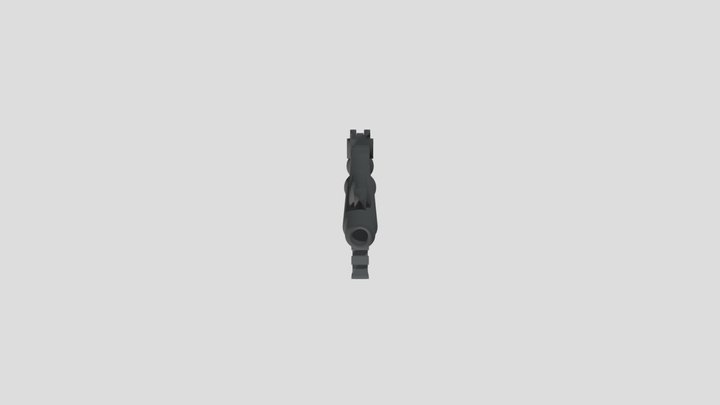 Metralleta low poly 3D Model