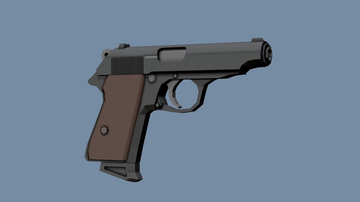 Low-Poly Walther PP