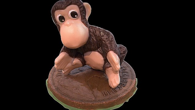 Monkey 2 PBR 3D Model