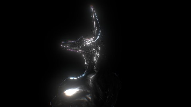 Anubis between darks and lights 3D Model