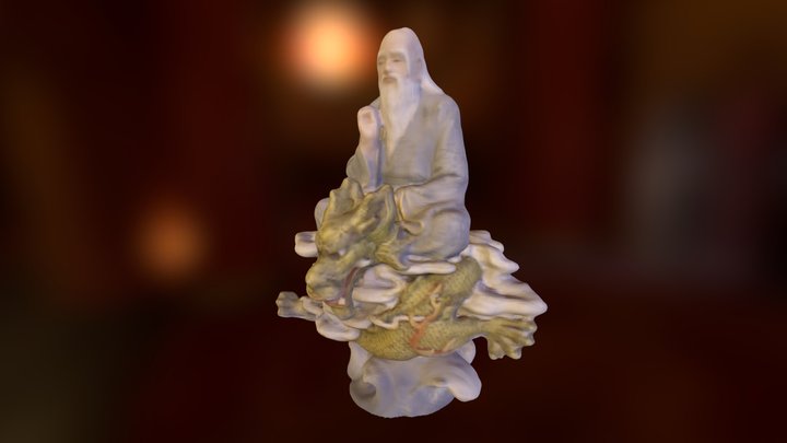 SenseObjects - Dragon Statue 3D Model