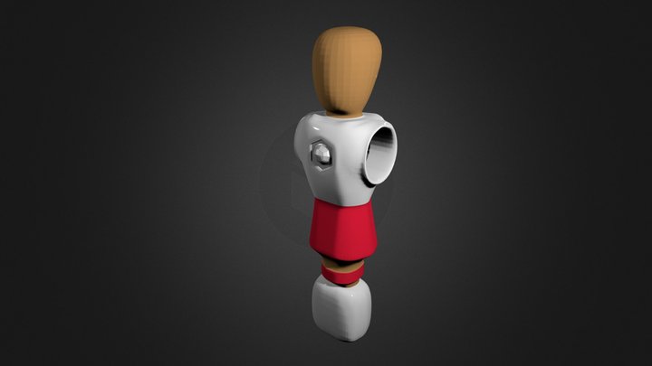 KickerPlayer 3D Model
