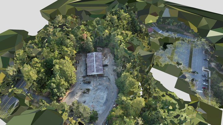 Brook Run Park - Old Maintenance Building 3D Model