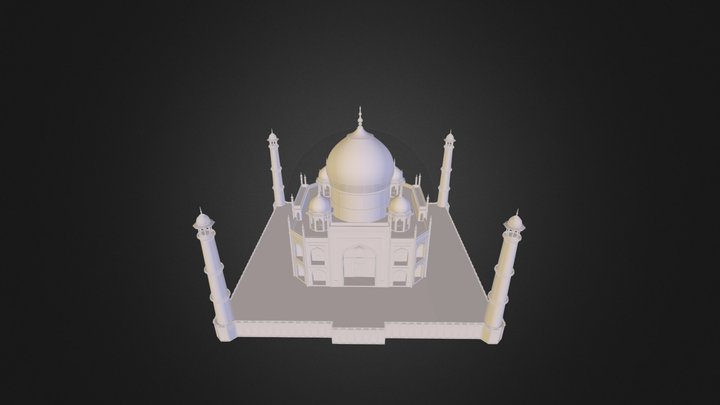 Taj Mahal - India 3D Model