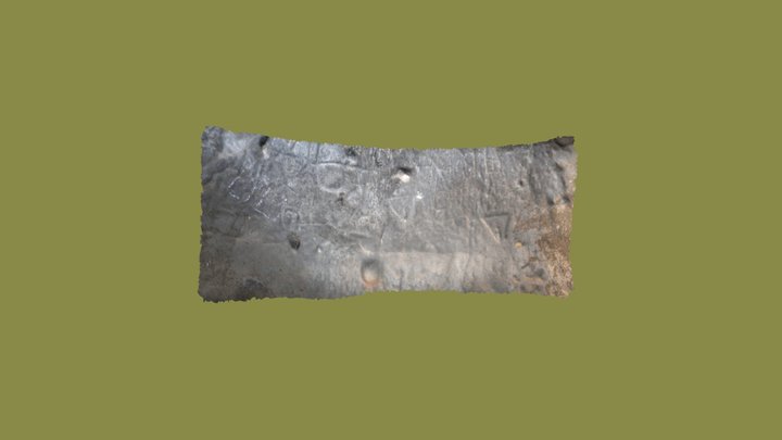 Panel Cueva de los Grabados Silva 3D Model
