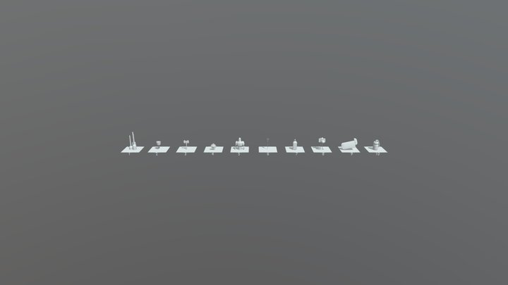 (HW XYZ School) Blocking 3D Model