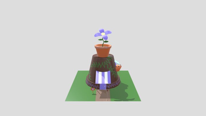 RTS Building - Flower Shop By Alaia Miah 3D Model