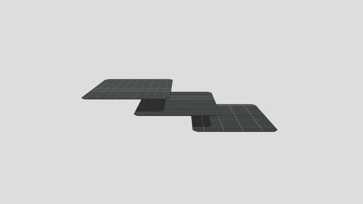 Solar panels 3D Model