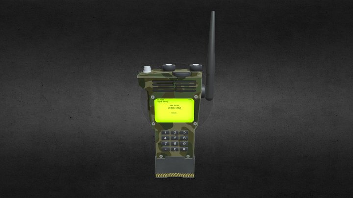 Atlus Tech millitary radio 3D Model