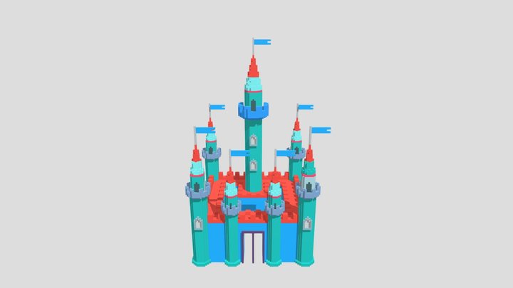 A Simple Castle 3D Model