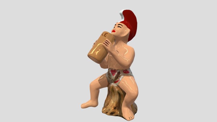 Menehune Figurine 3D Model