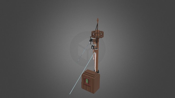 Pirates Of The Caribbean Entrance DLP 3D Model