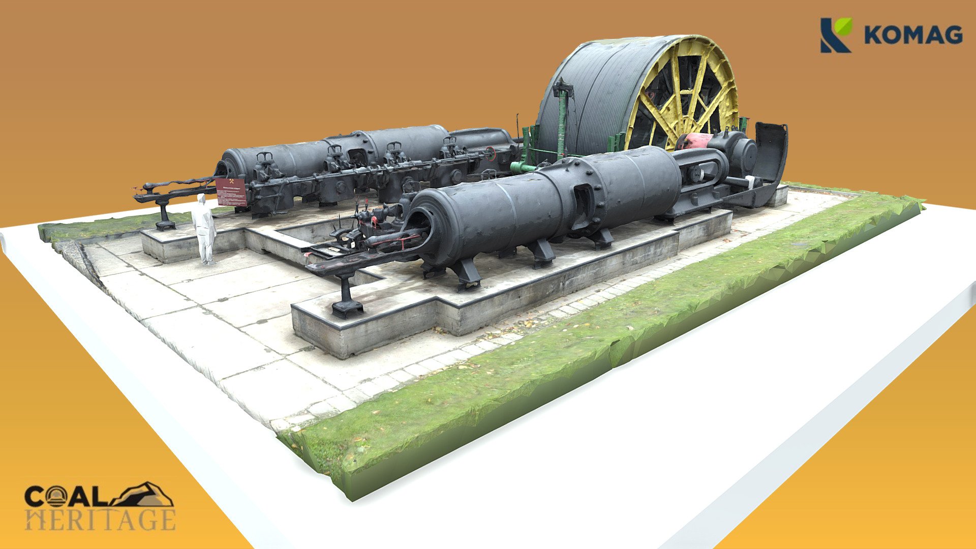 Steam hoisting machine - 3D model by KOMAG 3D Models (@komag_dlm ...