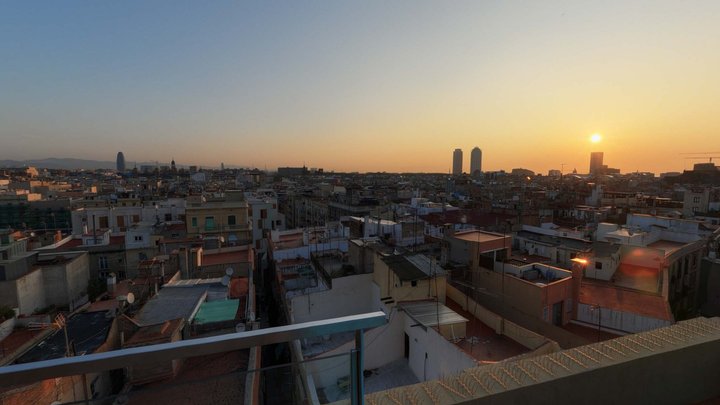 Sky Pano - Barcelona Rooftops – Free 3D Model STL