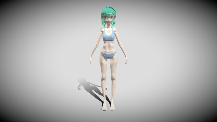 SAO: Sinon base (Daniel Kreuter's tutorial) 3D Model