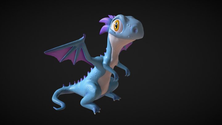 Dragón 3D 3D Model