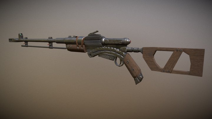 Valve rifle 3D Model