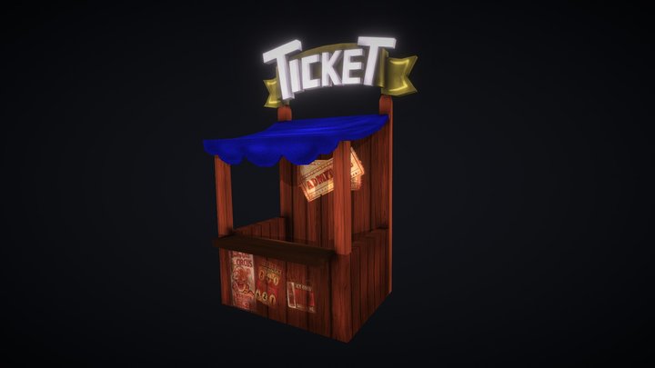 Bilheteria 3D Model