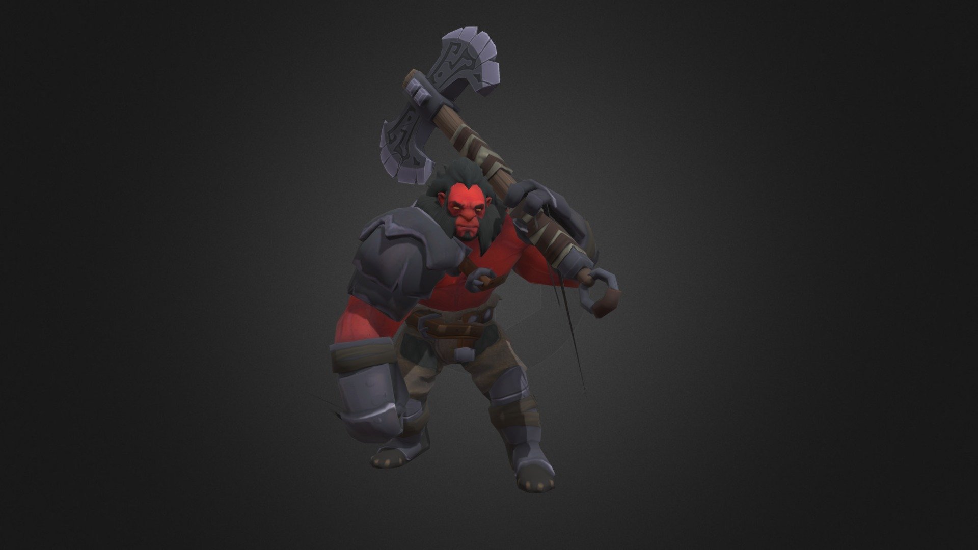 Axe Idle - 3D model by Tiarnan Jones (@percival_designs) [0f86d2a ...