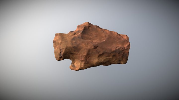 Projectile Point Fragment 3D Model