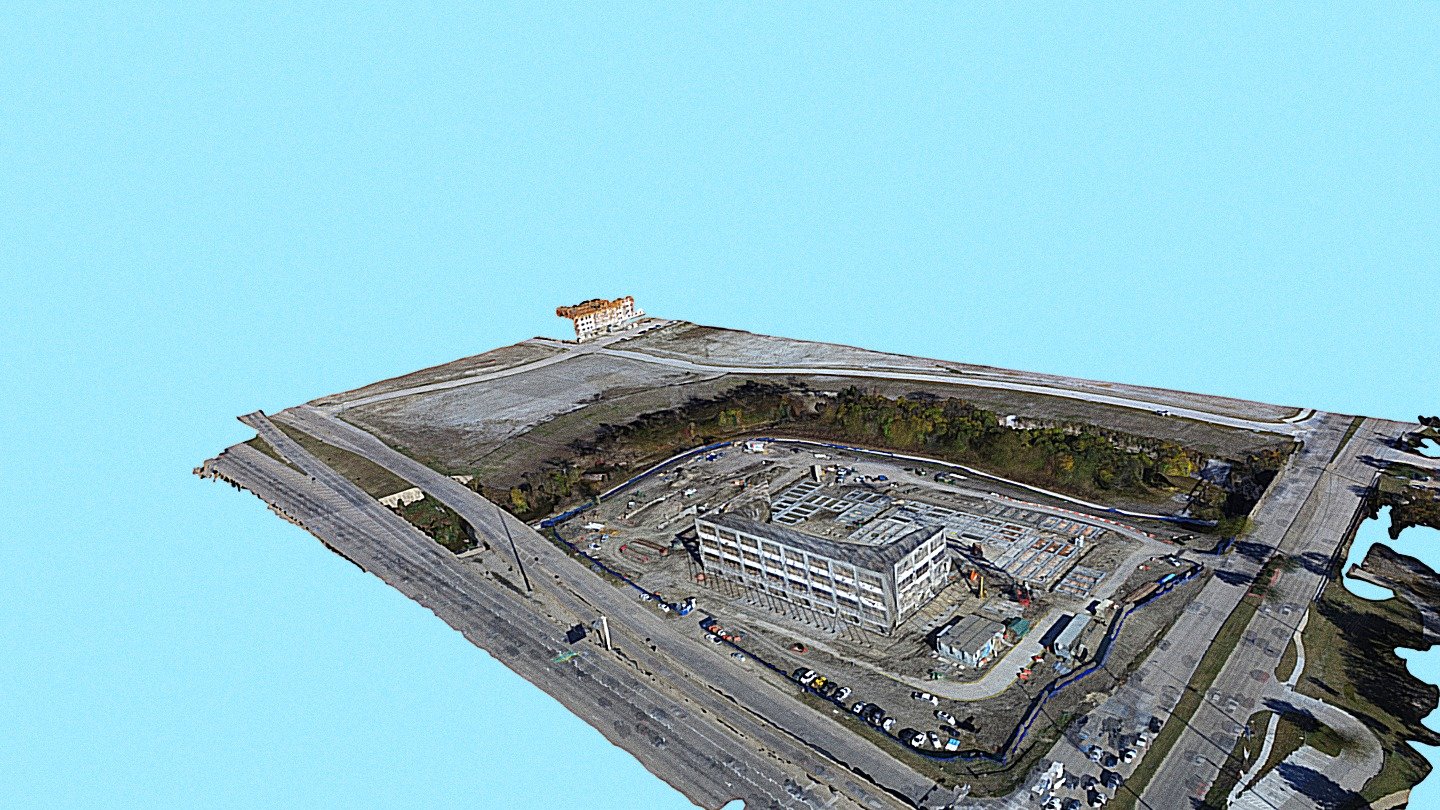 3400 N Crtl Expwy Simplified 3d Mesh