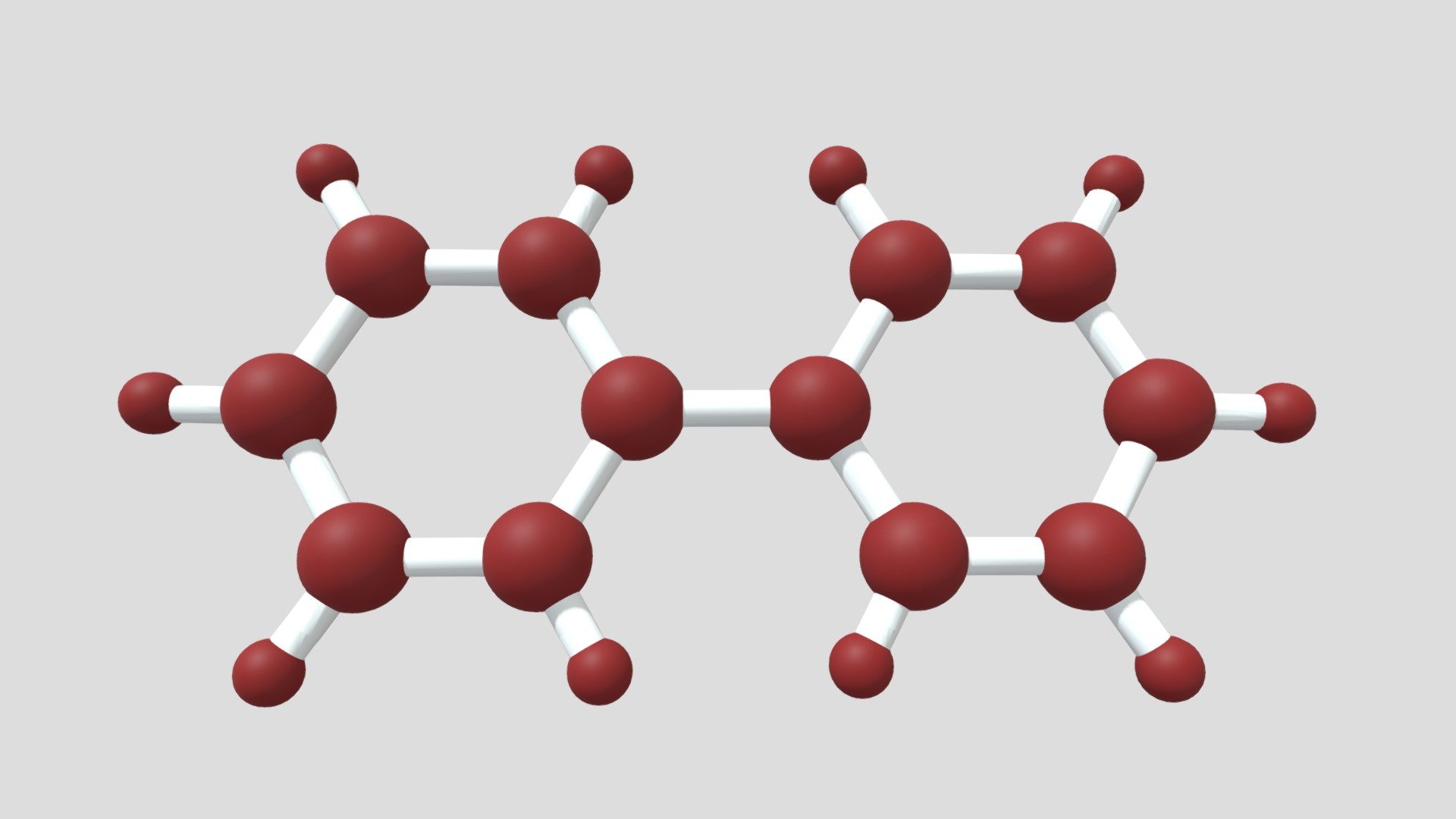 Biphenyl (planar) Download Free 3D model by Union College [0f87513