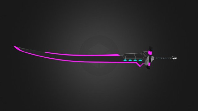 Neptunia Sword Test 3D Model