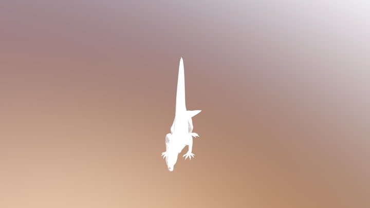 Dimetrodon low Poly