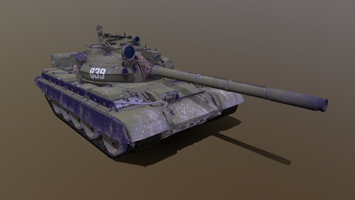 T-55AM – Modello 3D gratuito STL