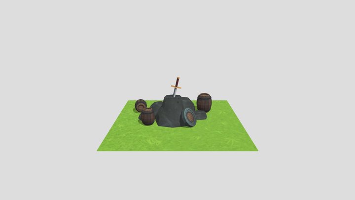 俗投 3D Model