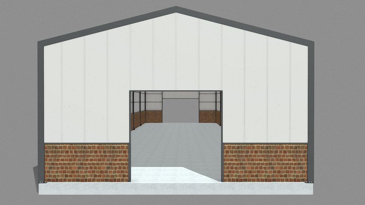 Menderes Dereköy Warehouse 3D Model