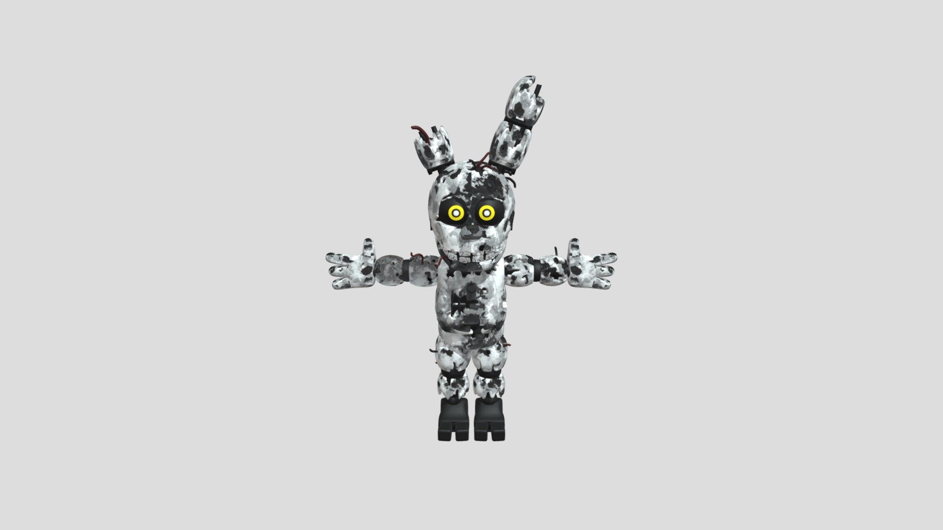 Springtrap (Glow- In- The- Dark) - Download Free 3D model by sk33 ...