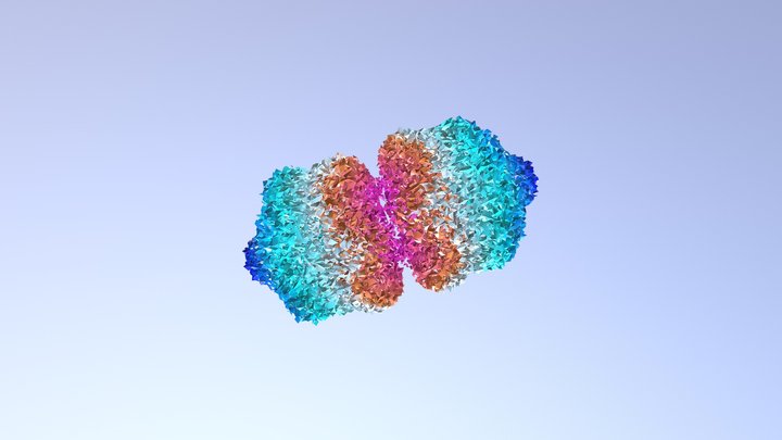Ageratum Yellow Vein virus (AYVV) geminivirus 3D Model