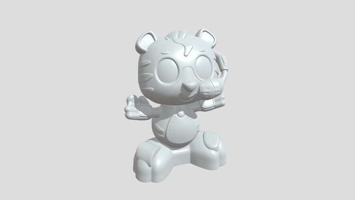 Link Squad Bop and Groove Tiger 3D Model