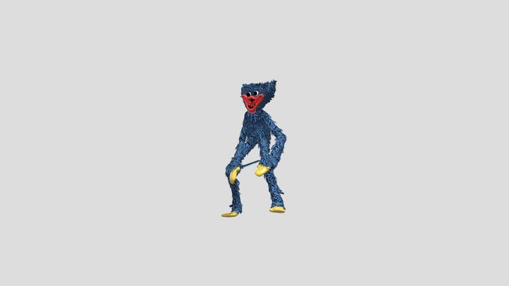 zombie-kicking-huggy-wuggy 3D Model