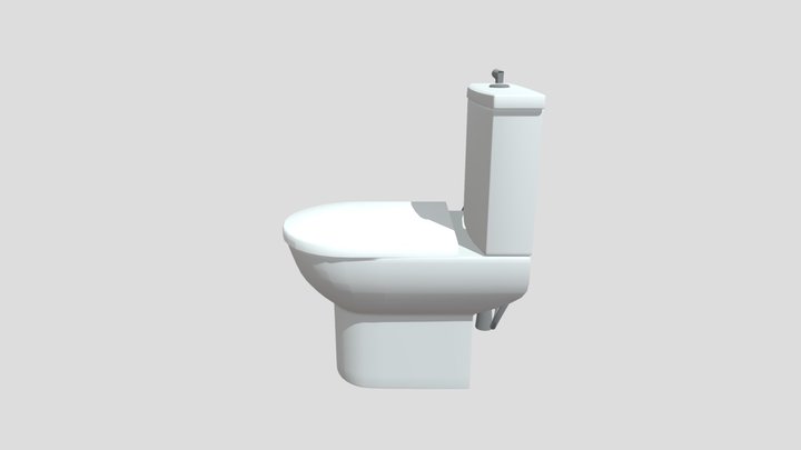 Vaso sanitário com ducha (FREE) 3D Model