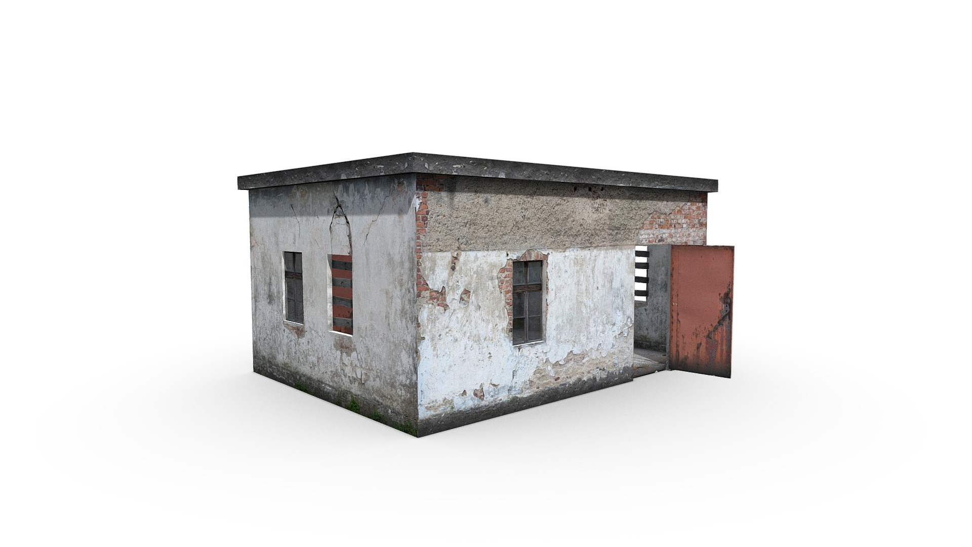 3D model Booth - This is a 3D model of the Booth. The 3D model is about a small wooden house.