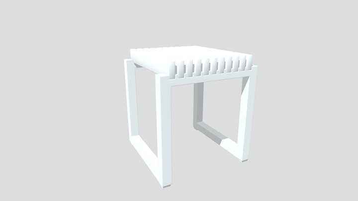 Cutter Stool 3D Model