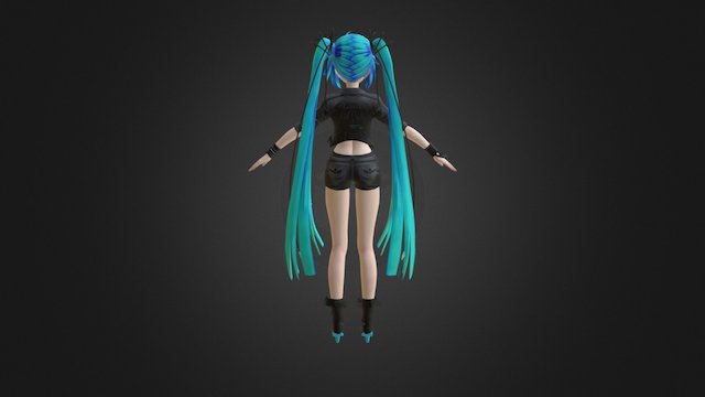 Miku – Kostenloses 3D-Modell STL