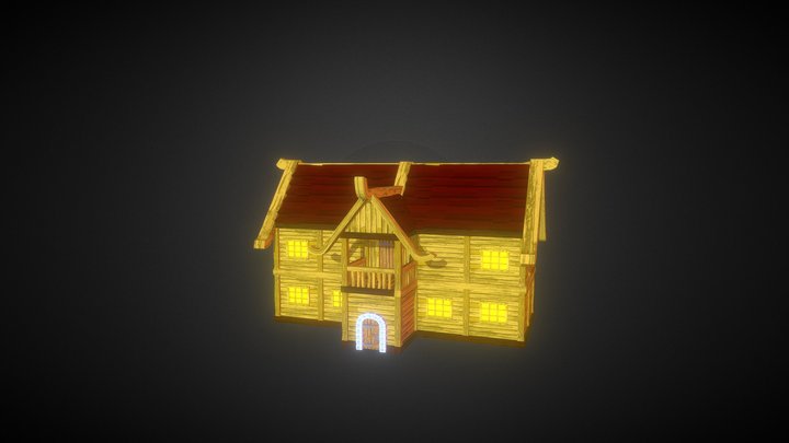 Medieval House 3D Model