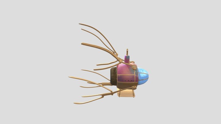 Module 2 Spaceship 3D Model