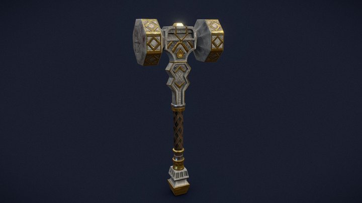 Hammer of Dwarf 3D Model