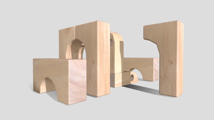Unit Blocks 3 3D Model